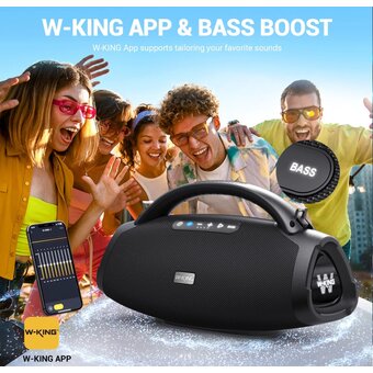  Портативная колонка W-King X20S черный 