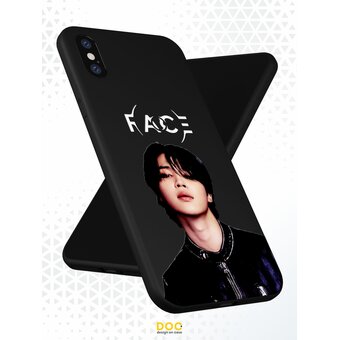  Силиконовый чехол DesignOnCase для iPhone XS/X (Айфон Икс (Икс Эс), с принтом Face БТС 