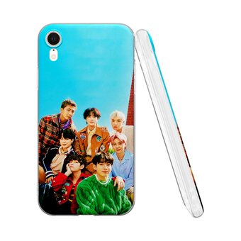  Силиконовый чехол DesignOnCase для iPhone XR (Айфон ХР), с принтом БТС общее фото 