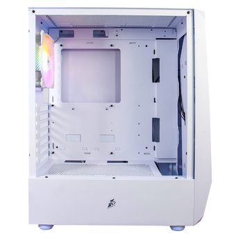  Корпус 1STPLAYER Infinite Space IS6 White (IS6-WH-1F1-W) / ATX, TG / 1x120mm LED fan inc. 