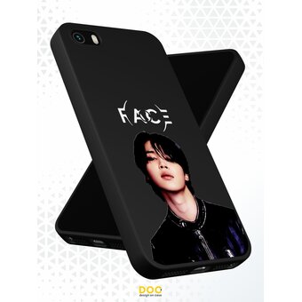  Силиконовый чехол DesignOnCase для iPhone 5/5s/SE (Айфон 5, 5с и СЕ), с принтом Face БТС 