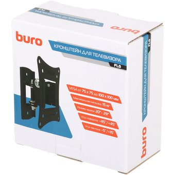  Кронштейн Buro FL0 черный 