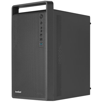  Корпус AeroCool CS-109-S-BK-v1 (4711099472390) MiniTower (mATX, USB3x1, USB2x2, 120mm fan,без БП) 