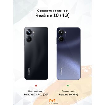  Силиконовый чехол Mcover для Realme 10 (Риалми 10), с принтом Шпионино голубино 
