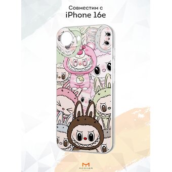  Силиконовый чехол Mcover для iPhone 16E, с принтом Лабабу граффити 