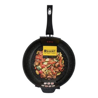  Сковорода Regent inox Linea Cosmo 93-AL-CS-1-28 черный гранит 