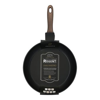  Сковорода Regent inox Linea Maestro 93-AL-MT-1-28 черный, коричнеавый 