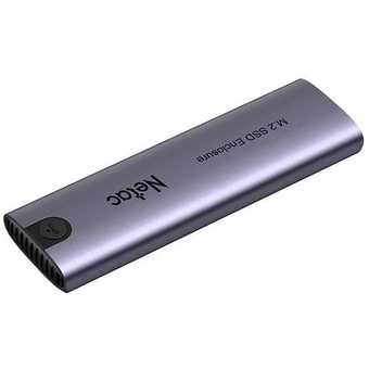 Внешний корпус для SSD NETAC WH51 (NT07WH51-32C2) M.2 SATA/NVMe - USB3.1 Type-C Алюминий, 2 кабеля A+C 