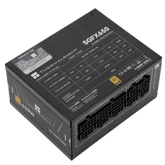 Блок питания Thermalright TR-SGFX 650W 80+ Gold (SFX, 3.1, Full modular, 1x24(20+4)pin, 1xCPU 8(4+4)pin, 2xPCIe*2 8(6+2)pin, 3xSATA3) 