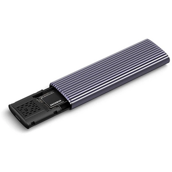  Внешний корпус для SSD NETAC WH51 (NT07WH51-32C2) M.2 SATA/NVMe - USB3.1 Type-C Алюминий, 2 кабеля A+C 