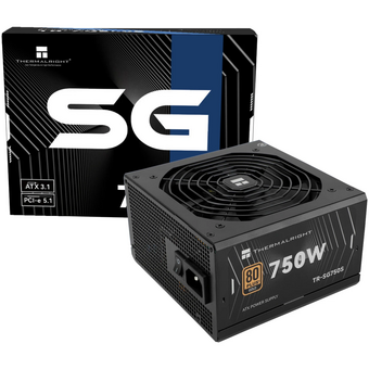 Блок питания Thermalright TR-SG750S 750W 80+ Gold (ATX, 3.1, PCIe 5.1, Non-modular, 1x24(20+4)pin, 1xCPU 8(4+4)pin, 2xPCIe*2 8(6+2)pin) 