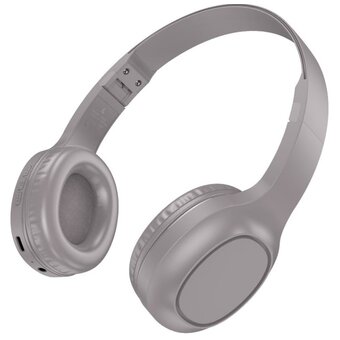  УЦ Наушники полноразмерные bluetooth HOCO W46 (коричневый) (плохая упаковка) 