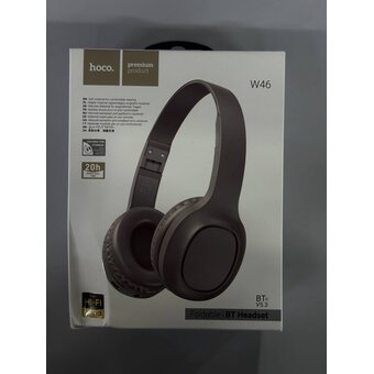  УЦ Наушники полноразмерные bluetooth HOCO W46 (коричневый) (плохая упаковка) 