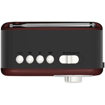  Радиоприемник Ritmix RPR-033 коричневый 