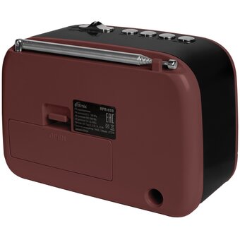  Радиоприемник Ritmix RPR-033 коричневый 