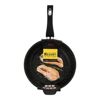  Сковорода Regent inox Linea Cosmo 93-AL-CS-1-26 черный гранит 