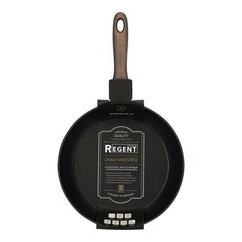  Сковорода Regent inox Linea Maestro 93-AL-MT-1-26 черный, коричнеавый 