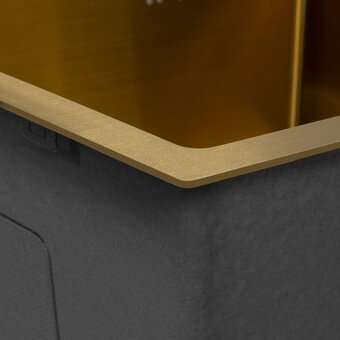  Кухонная мойка Arfeka Eco AR 500х500 Golden PVD Nano 