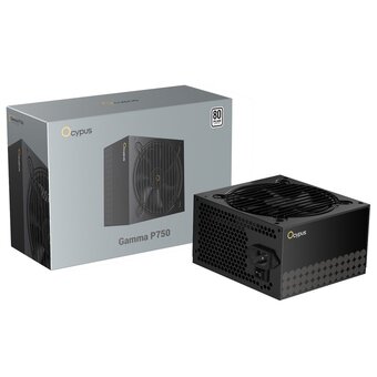  Блок питания Ocypus Gamma P750 BK (Gamma-P750-W1HDBK024X-EU) 750W (ATX, 80+, APFC, 20+4 pin, 120mm fan, PCI-E 6+2Px4, 6xSATA) 