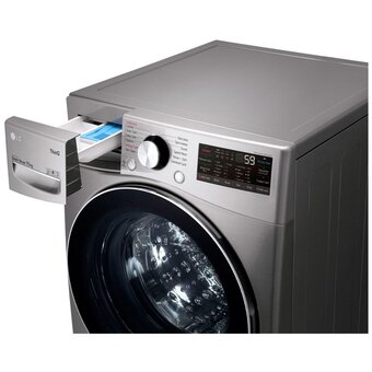  Стиральная машина LG F0L9DYP2S серый 