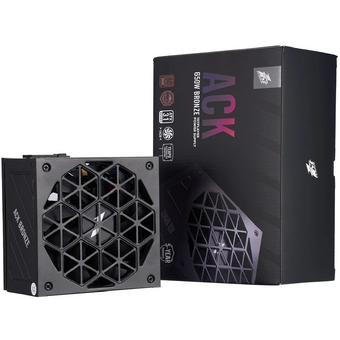  Блок питания 1STPLAYER Ack Bronze 650W Black (HA-650AA2) / ATX 3.1, APFC, 80 PLUS Bronze, Double Forward, 140mm fan, non-modular / HA-650AA2 
