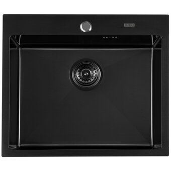  Кухонная мойка Arfeka AF 600х505 Black PVD Nano 
