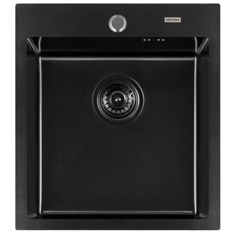  Кухонная мойка Arfeka AF 450х505 Black PVD Nano 