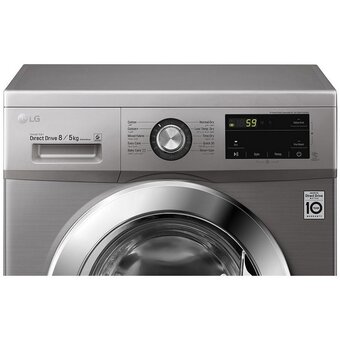  Стиральная машина LG F4J3TMG5P серый 