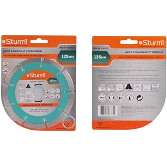  Алмазный диск Sturm! 9020-04-125x22-C сухая резка, сегментный 125мм 