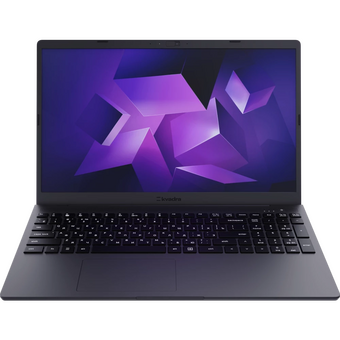  Ноутбук Kvadra Nau LE15T (Y22L02P01101R-7872F1) Core i5 1235U 8Gb SSD512Gb Intel UHD Graphics 15.6" FHD (1920x1080) без ОС dk.grey WiFi BT Cam 