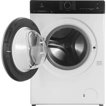  Стиральная машина LEX LWM12012WBlID черный белый 