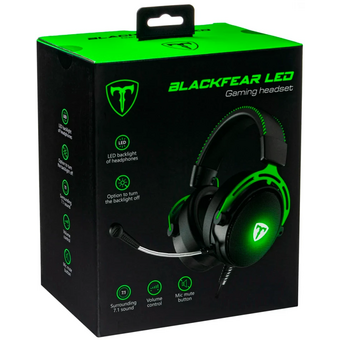  Игровая гарнитура T-line BlackFear 64710 