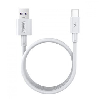  УЦ Дата-кабель REMAX RC-175a Marlik Series 6A Fast-charging Cable with Fully CampatibilityType-C 1м White (плохая упаковка) 