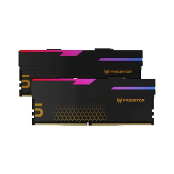  ОЗУ Acer Predator Hermes RGB (Hermes-32GB-6800-1R8-V5) (BL.9BWWR.400) 32Gb (2x16) DDR5 6800Mhz CL32 (32-45-45-108) 1.4V with Fan Black 
