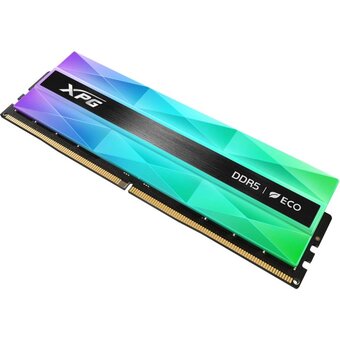  ОЗУ ADATA AX5U6400C3216G-DCLANRSG DDR5 DIMM 32GB 6400MHz 2*16GB 32-39-39 Silver Gray RGB 