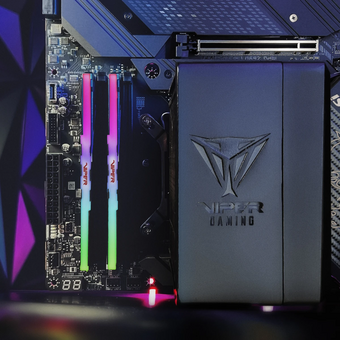  ОЗУ PATRIOT Viper Venom RGB (PVVR564G600C30K) DDR 5 DIMM 64Gb (32Gbx2) 6000Mhz, (retail) 