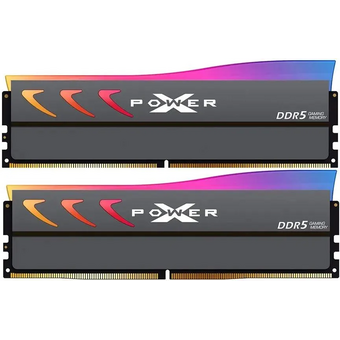  ОЗУ Silicon Power Xpower Storm SP064GXLWU60AFDK DDR5 - 2x 32ГБ 6000МГц, DIMM, Gray, Ret 