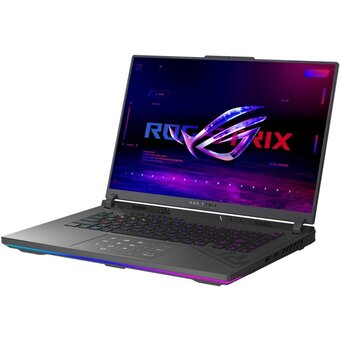 Ноутбук ASUS G614FR-S5056 ROG Strix G16 90NR0NK8-M002K0 16"(2560x1600 (матовый, 240Hz) IPS)/AMD Ryzen 9 9955HX(2.5Ghz)/16384Mb/1024PCISSDGb/noDVD 
