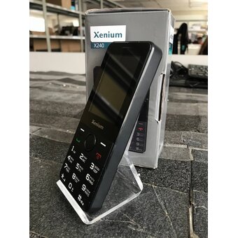  УЦ Мобильный телефон Philips Xenium X240 Black (После СЦ, замена АКБ, нет ГТ, потёртости, ПУ) 