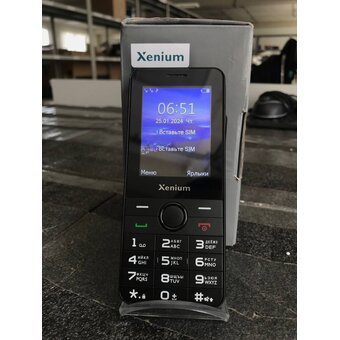  УЦ Мобильный телефон Philips Xenium X240 Black (После СЦ, замена АКБ, нет ГТ, потёртости, ПУ) 