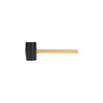  Киянка резиновая Kranz KR-12-8144 680 г, черная, деревянная рукоятка 