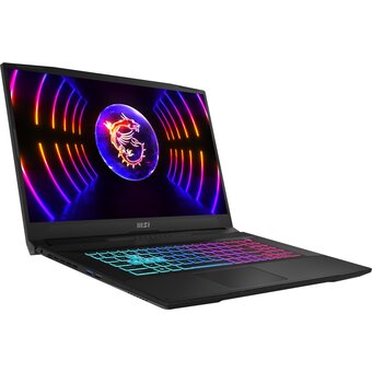  Ноутбук MSI Katana 17 B12VEK-1488XRU (9S7-17L541-1488) Intel Core i5-12450H/16Gb/SSD512Gb/RTX4050 6Gb/17.3"/IPS/FHD/144Hz/NoOS/Black 