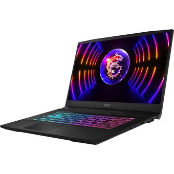  Ноутбук MSI Katana 17 B12VEK-1488XRU (9S7-17L541-1488) Intel Core i5-12450H/16Gb/SSD512Gb/RTX4050 6Gb/17.3"/IPS/FHD/144Hz/NoOS/Black 
