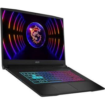  Ноутбук MSI Katana 17 B12VEK-1488XRU (9S7-17L541-1488) Intel Core i5-12450H/16Gb/SSD512Gb/RTX4050 6Gb/17.3"/IPS/FHD/144Hz/NoOS/Black 