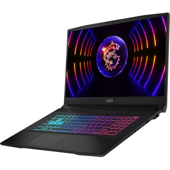  Ноутбук MSI Katana 17 B12VEK-1488XRU (9S7-17L541-1488) Intel Core i5-12450H/16Gb/SSD512Gb/RTX4050 6Gb/17.3"/IPS/FHD/144Hz/NoOS/Black 