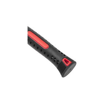  Киянка резиновая Kranz KR-12-8153 450 г, черно-белая, фибергласовая рукоятка 