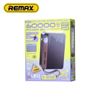  Аккумулятор внешний резервный REMAX FP-6 100W LED light fast charging power bank 60000mAh синий 