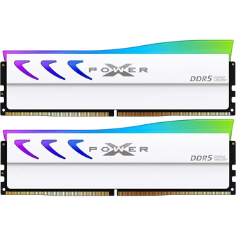  ОЗУ Silicon Power Xpower Storm SP032GXLWU64AFDL DDR5 - 2x 16ГБ 6400МГц, DIMM, White, Ret 