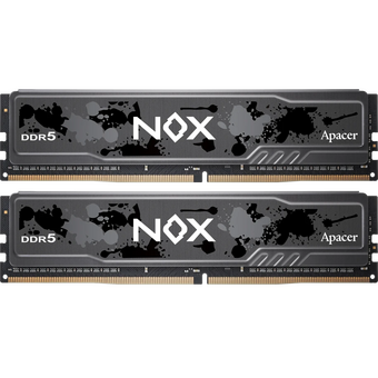  ОЗУ APACER NOX (AH5U32G60C622MBAA-2) DDR5 DIMM 6000-38 2048x8 32GB 1.35V OC DDR5 w/HS RP-K2 