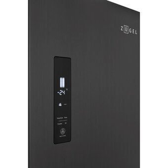  Холодильник ZUGEL ZRSS630B черный 
